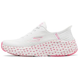 Кроссовки для бега WOMEN"S GO Series женские с низким верхом белые/розовые Skechers 129630-wpk | pink radiant
