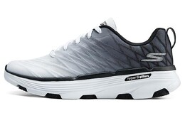 Кроссовки женские с низким верхом белые/черные Skechers 129347-wbk | white/black