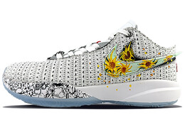 Баскетбольные кроссовки LeBron 20 мужские с низким верхом желтые Nike dj5422-100(team40-男款向日葵s-box) | gray