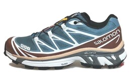 XT-6 Кроссовки для походов унисекс с низким верхом Синие/коричневые/белые Salomon 472931