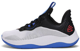 Кроссовки Under Armour Hovr Splash 2 Basketball, белый/черный/синий 3025636-100