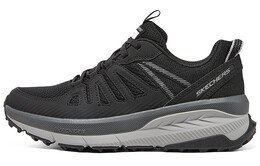 Кроссовки Switch Back для бега женские с низким верхом, черные/серые Skechers 180162-bkcc | black/gray