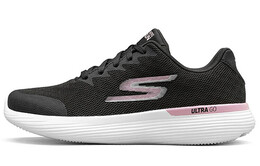 Кроссовки для бега Go Run 400 женские с низким верхом, черные/розовые Skechers 896016-bkpk
