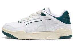 Кроссовки для гольфа Slipstream мужские низкие белый/зеленый Puma 309744-03 | white/green