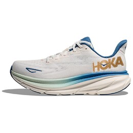 Кроссовки мужские Clifton 9 с низким верхом Frosty White/Gold Hoka One One 1127895-ftg | frosty white/gold