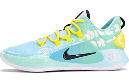 Баскетбольные кроссовки Hyperdunk X мужские с низким верхом синего, желтого, белого цвета Nike fn3441-101(teamf-冰柠汽水 ) | blue, yellow, white