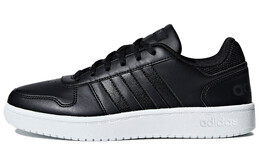 Баскетбольные кроссовки Hoops 2.0 женские с низким верхом черного цвета Adidas Neo b42095