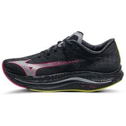 Кроссовки Wave Rebellion Flash для бега унисекс с низким верхом серые/черные Mizuno j1gc243652 | black