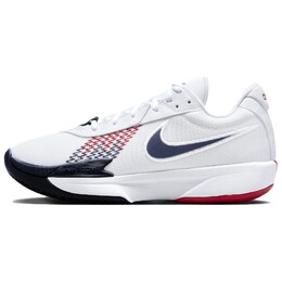 Кроссовки Nike Air Zoom G.t. Cut Academy, белый/темно-синий/красный hm9424-100 | white/sport red/obsidian