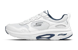 Кроссовки мужские с низким верхом темно-синие Skechers 220626-wnv | white/navy blue