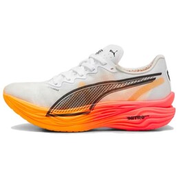 Кроссовки Deviate Nitro Elite для бега мужские с низким верхом белые/черные Puma 310639-01 | white/black