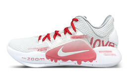 Баскетбольные кроссовки Hyperdunk X мужские с низким верхом, красные Nike ar0465-100(team76-纯爱战靴粉白) | white