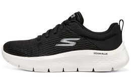 Кроссовки для бега Go Walk Flex женские с низким верхом Skechers 124952-bkw | black