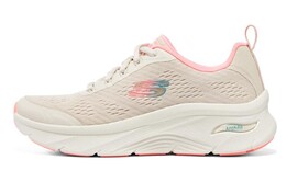 Кроссовки женские ARCH FIT D"LUX с низким верхом бежево-розового цвета Skechers 149687-ntcl
