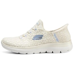 Кроссовки женские с низким верхом молочно-белые Skechers 150125-ofwt | ivory