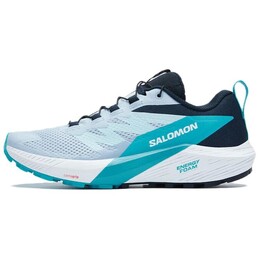 Кроссовки для бега Sense Ride 5 женские с низким верхом, синие/белые/черные Salomon 474589 | peacock blue