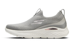 Кроссовки для бега Go Run Lite женские с низким верхом, серо-коричневые Skechers 129440-tppk | taupe/pink