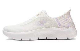 Кроссовки для бега Go Walk Flex женские с низким верхом, белые/фиолетовые Skechers 124823-ntpr | white/purple