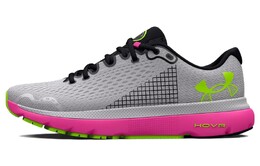 Кроссовки HOVR Infinite 4 мужские с низким верхом серые/розовые Under Armour 3024897-108