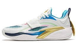 Кроссовки Anta Kai 1, белый/синий/желтый/черный 112421102s-10 | white/blue/gold