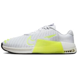 Кроссовки Metcon 9 женские с низким верхом, белые и желтые Nike dz2537-105 | white/network white/summit white/fluorescent white