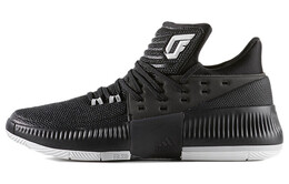 Баскетбольные кроссовки D Lillard 3 мужские с низким верхом графитово-черные Adidas by3196