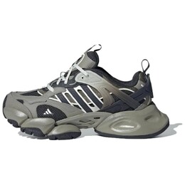 Кроссовки для бега XLG RUNNER DELUXE унисекс с низким верхом, черные Adidas jr8078 | pebble silver grey/carbon black