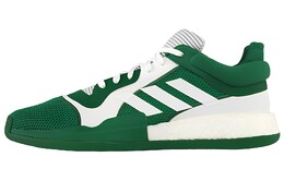 Баскетбольные кроссовки Marquee Boost мужские с низким верхом зеленые/белые Adidas g28760