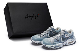 Кроссовки Air Max Fusion для бега мужские с низким верхом белые Nike cj1670-102(team80-男款海岛日记s-box) | blue/white