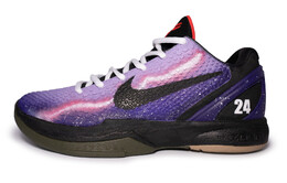 Баскетбольные кроссовки Zoom Kobe 6 унисекс с низким верхом черного/фиолетового/розового цвета Nike fq3546-001（team258-星辰紫） | purple