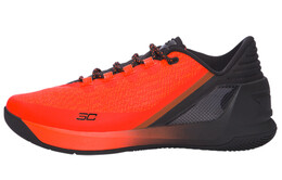 Баскетбольные кроссовки Curry 3 мужские с низким верхом, черные/красные Under Armour 1286376-296