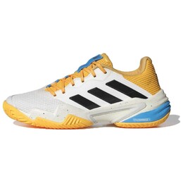Кроссовки Adidas Barricade Tennis Shoes Women's, черный if0410 | cloud white/core black/lucid lemon