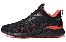 Кроссовки AlphaBounce для бега унисекс с низким верхом, черные/оранжевые Adidas id0349