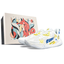 Баскетбольные кроссовки Curry Splash 3 мужские с низким верхом белые/желтые Under Armour 3026275-101(team40-库里传奇sbox) | white/yellow