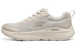 Кроссовки для бега Go Run Lite женские с низким верхом бежевые/белые Skechers 129426-nat