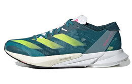Кроссовки Adizero Adios 8 женские с низким верхом, синие/желтые Adidas hp9722