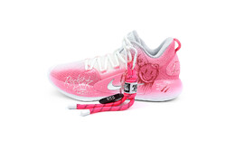Баскетбольные кроссовки Hyperdunk X Basketball Shoes Men Low-Top White/Pink Nike ar0465-100(team459-男款max 笑脸) | pink