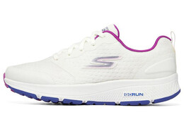 Кроссовки Go Run Consistent для бега женские с низким верхом, белые/фиолетовые Skechers 128277-wpr