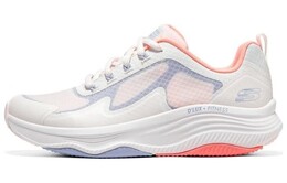 Кроссовки для фитнеса D"lux женские с низким верхом, белые/розовые Skechers 149899-lpmt