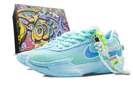 Баскетбольные кроссовки Air Zoom G.T. Cut Academy Basketball Shoes Unisex Low-top Blue Nike hf5705-414(team188-海盐薄荷s-box） | cyan