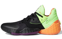 Кроссовки Adidas Harden Vol. 4 Black Green Orange fv4713