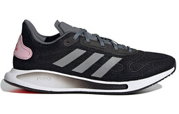 Кроссовки Galaxar Running унисекс с низким верхом, черные/серые/розовые Adidas fw1185