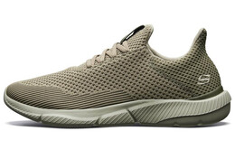 Кроссовки Ingram для бега мужские с низким верхом серо-коричневые Skechers 65867-dktp