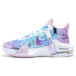 Баскетбольные кроссовки Air Max Impact 3 Basketball Shoes Unisex Low-Top Cyan/purple/black/white Nike dc3725-101（team545-涂鸦盛宴） | cyan purple