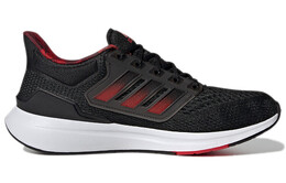 Кроссовки для бега EQ21 Run мужские с низким верхом, черные/красные Adidas gz4053