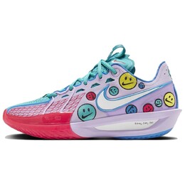 Кроссовки Nike Air Zoom GT Cut 3 Jewell Loyd Dusty Cactus Lilac Bloom, желтый hj6630-900 | blue tint/blue joy/playful pink/opti yellow