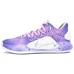 Баскетбольные кроссовки Hyperdunk X мужские с низким верхом фиолетовые/белые/серебристые Nike ar0465-100（team479-暮紫轻雷） | thunder purple