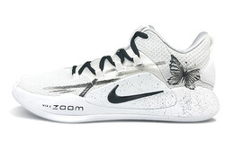 Мужские баскетбольные кроссовки Nike Hyperdunk X, White ar0465-100(team76-男款招财蝴蝶黑白) | white