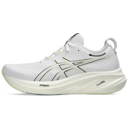 Кроссовки GEL-NIMBUS 26 мужские с низким верхом, белые/зеленые Asics 1011b794-102 | white/green