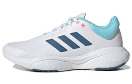 Кроссовки для бега Response женские с низким верхом, белые/королевские синие Adidas gx2005